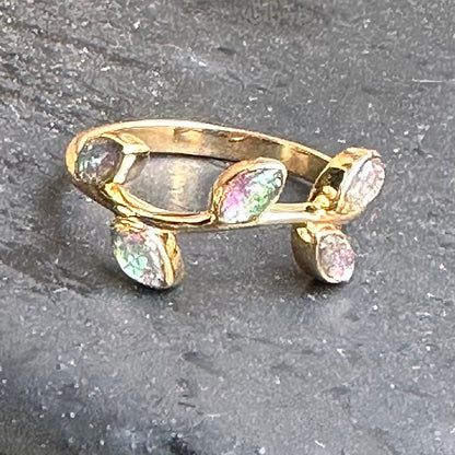 14k White Gold, 14k Gold, 14k Rose Gold or Handmade Leaf Band Cremation Ring