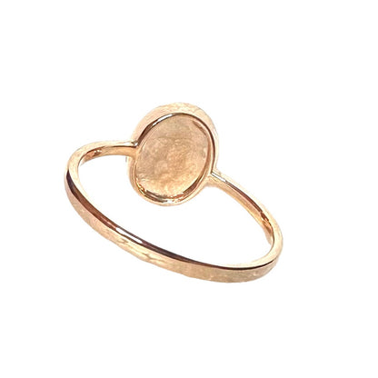 14k Rose Gold, 14k Gold, 14k White Gold Handmade Cremation Ring