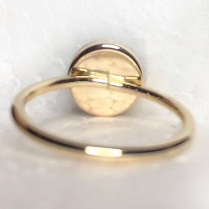 14k Solid Gold Handmade Cremation Ring