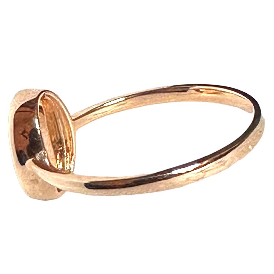 14k Rose Gold, 14k Gold, 14k White Gold Handmade Cremation Ring
