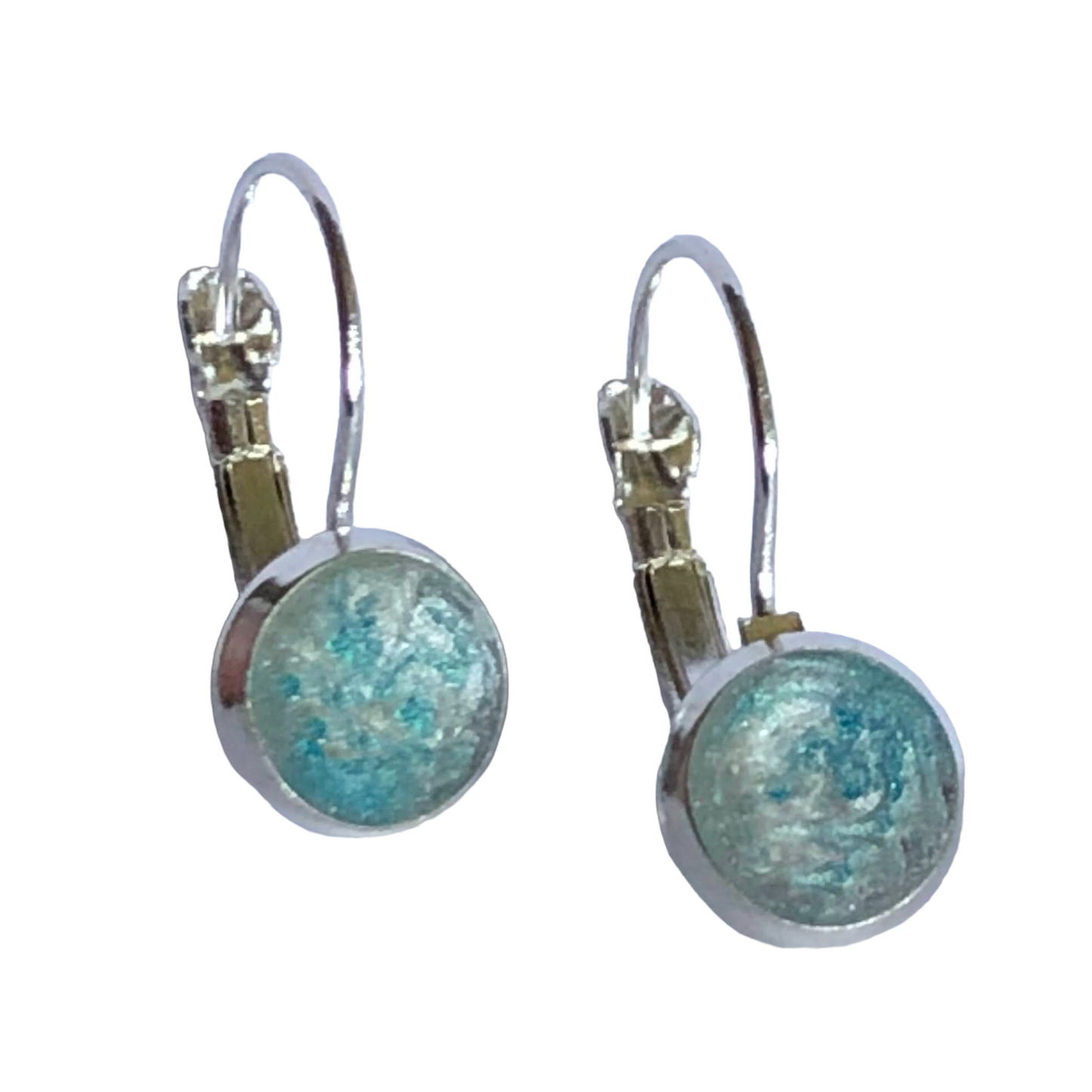 Cremation Earrings, Handmade Cremation Jewelry, Pet Cremation Jewelry, Cremate Jewelry, Ashes Earrings - Ash Urn & Sea 